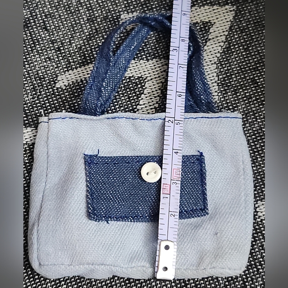 2005 Miami Getaway Chelsea Mattel My Scene Doll Blue Denim Tote Bag Purse - Picture 13 of 13